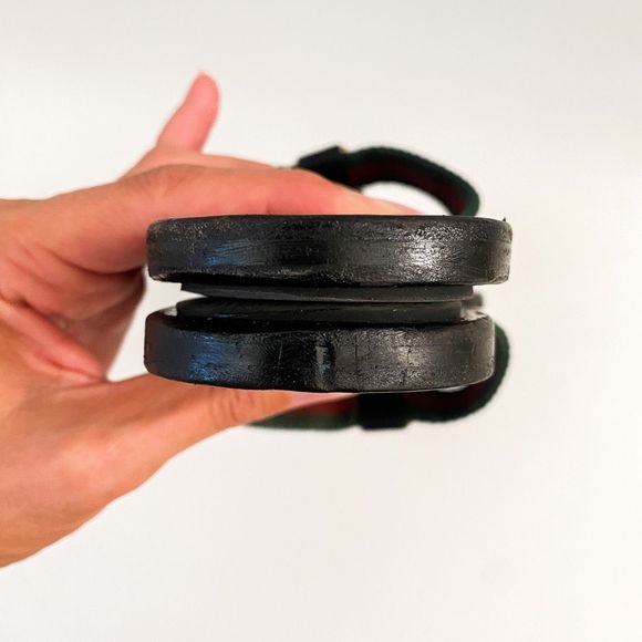 Gucci GG Web Stripe Flip Flop Sandal Black EU 39 US Women's 9 Flat Logo - Picture 7 of 13